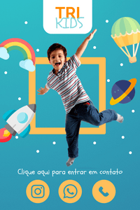 Cartão de Visita Digital Interativo 360tools CVODITKAT2 Tri Kids Crianças Moda Terapia infantil